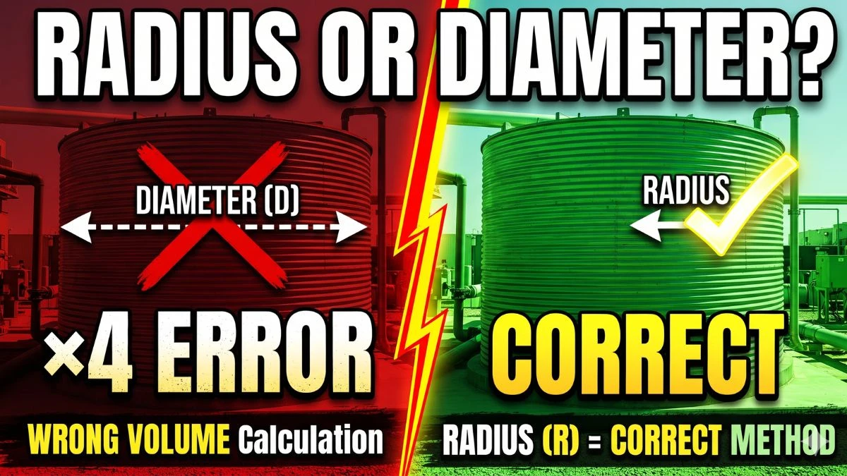 Round Water Tank Capacity Calculation Formula