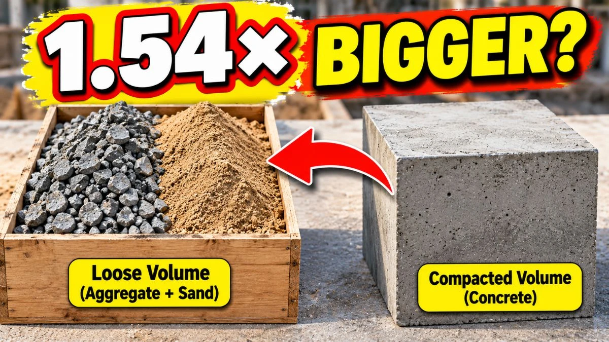 Dry Volume of Concrete Why Most Get the 1.54 Factor Wrong