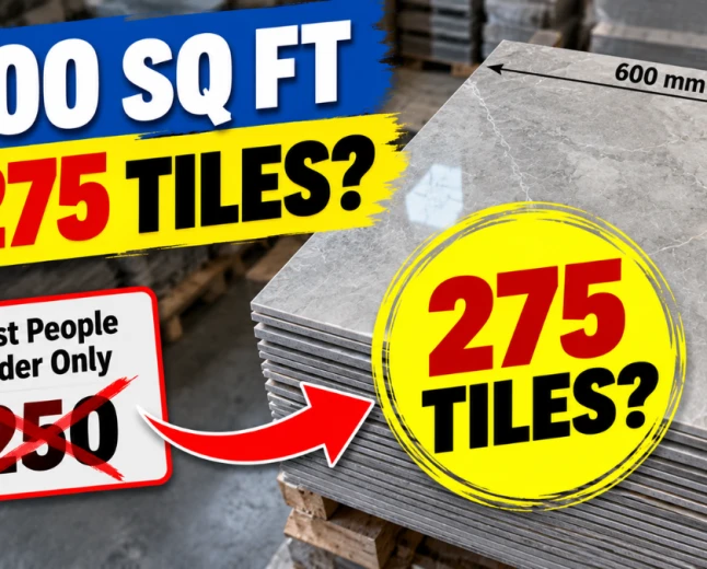 1000 Square Feet Requires How Many Tiles